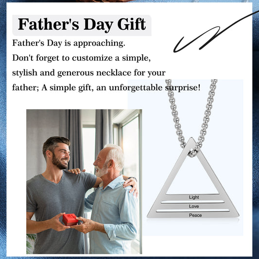 Custom Triangle Necklace