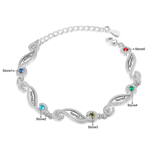 Custom Birthstone Bracelet