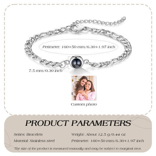 Custom Photo Projection Bracelet