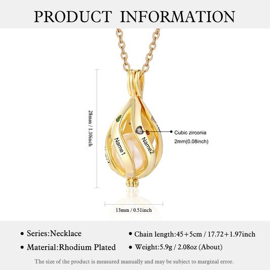 Love's Embrace Women's Pearl Necklace