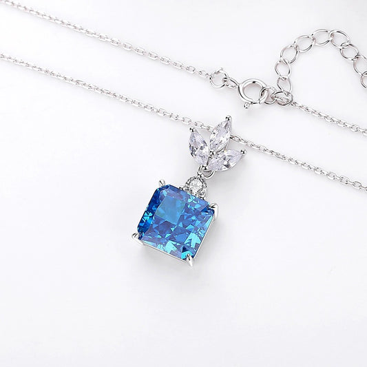 925 Sterling Silver Iced Out Zirocnia Necklace