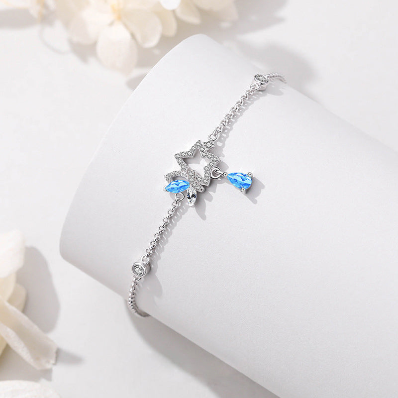 925 Sterling Silver Butterfly Bracelet
