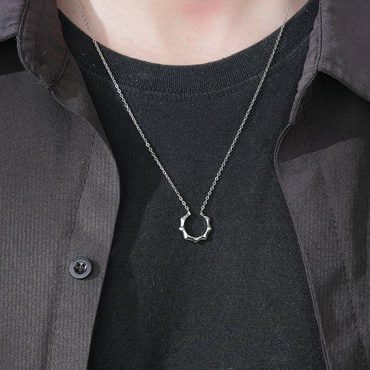 925 Sterling Silver Haven Couple Necklace