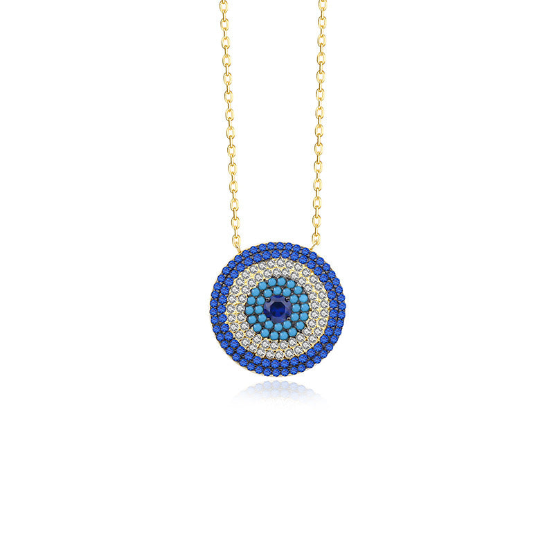 925 Sterling Silver Evil Eye Necklace