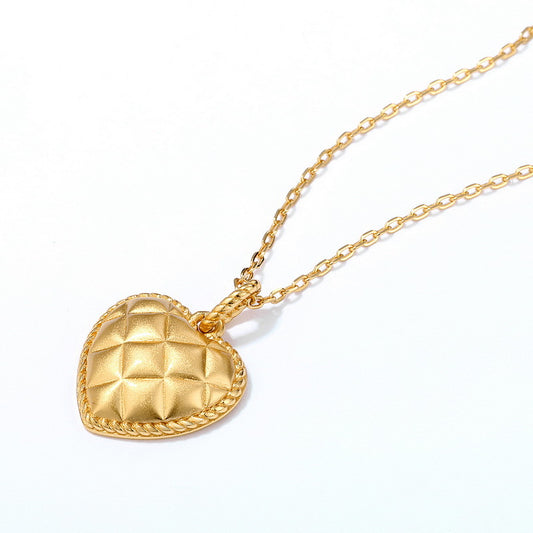 925 Sterling Silver Heart Necklace