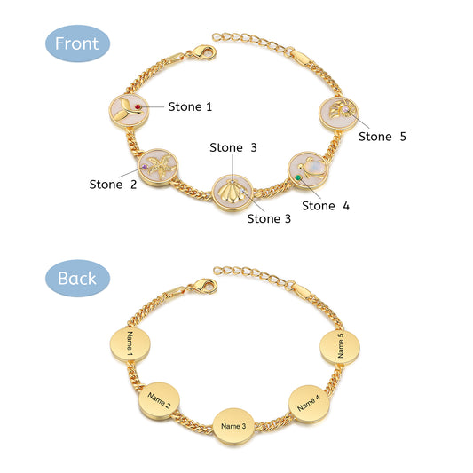 Custom Birthstone Bracelet