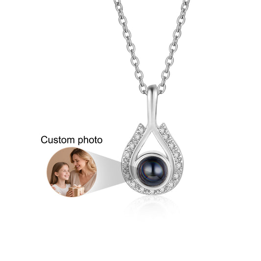 Custom Photo Projection Necklace