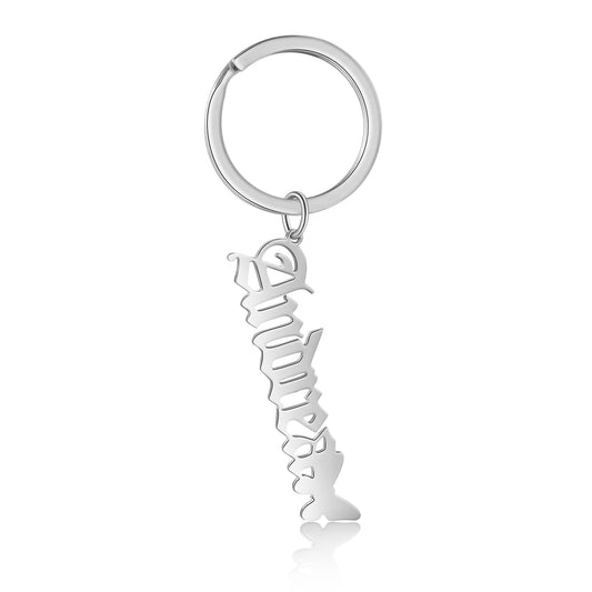 Custom Stainless Steel Name Keychain