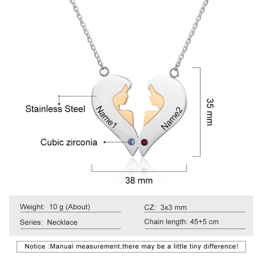 Custom Friendship Necklace - iYdr