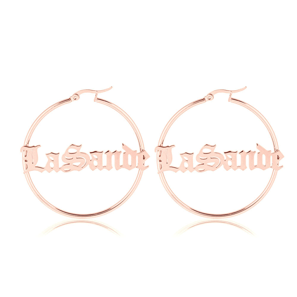 Custom Name Earrings