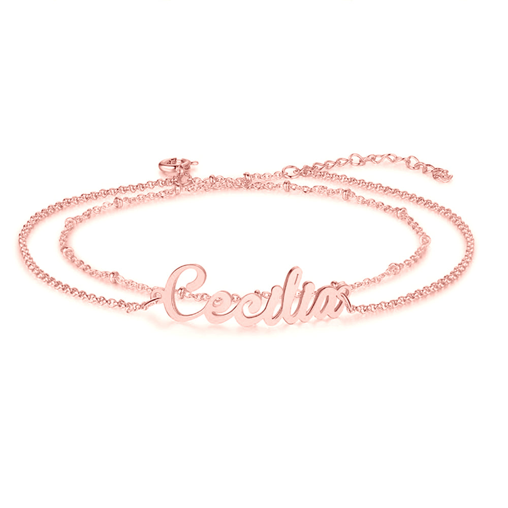 Personalized Name Anklet