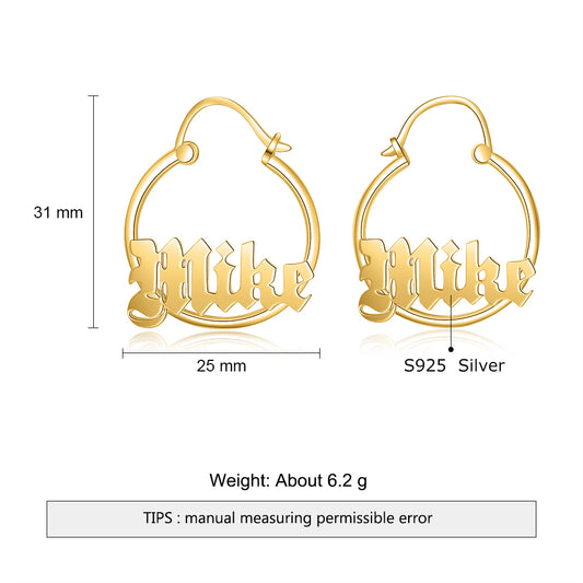 Personalized Name Earrings