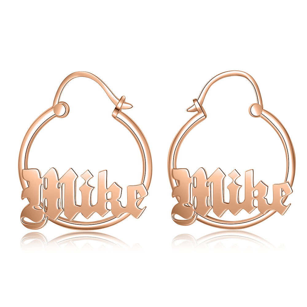 Personalized Name Earrings