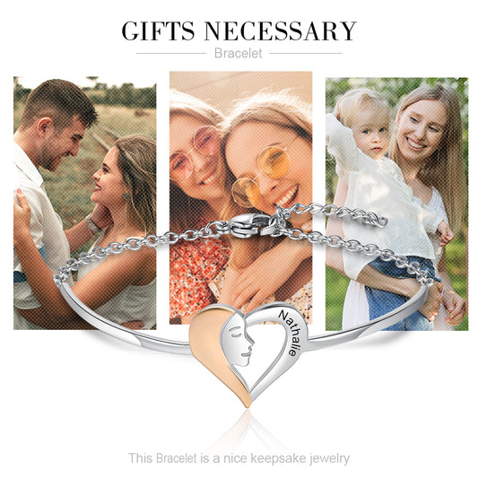 Custom Heart Bracelet