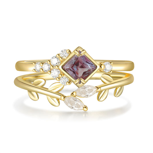 K Gold Natural Alexandrite Ring