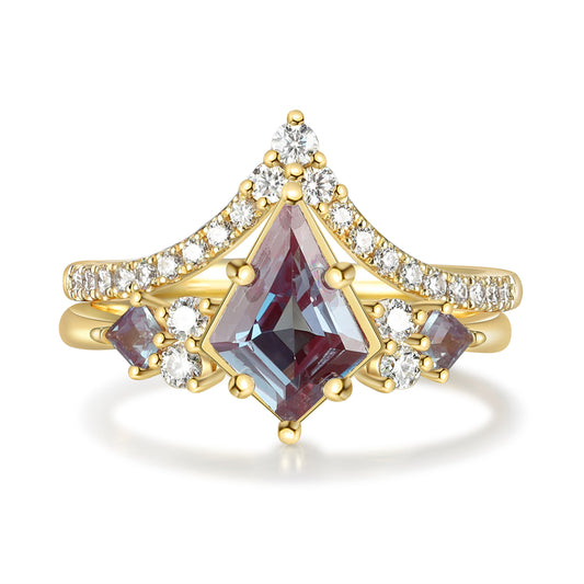 K Gold Natural Alexandrite Ring