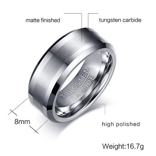 Custom Name Tungsten Steel Ring