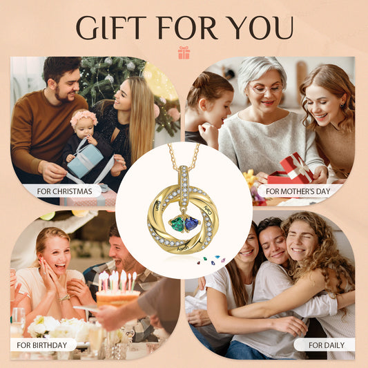 Custom Birthstone Necklace