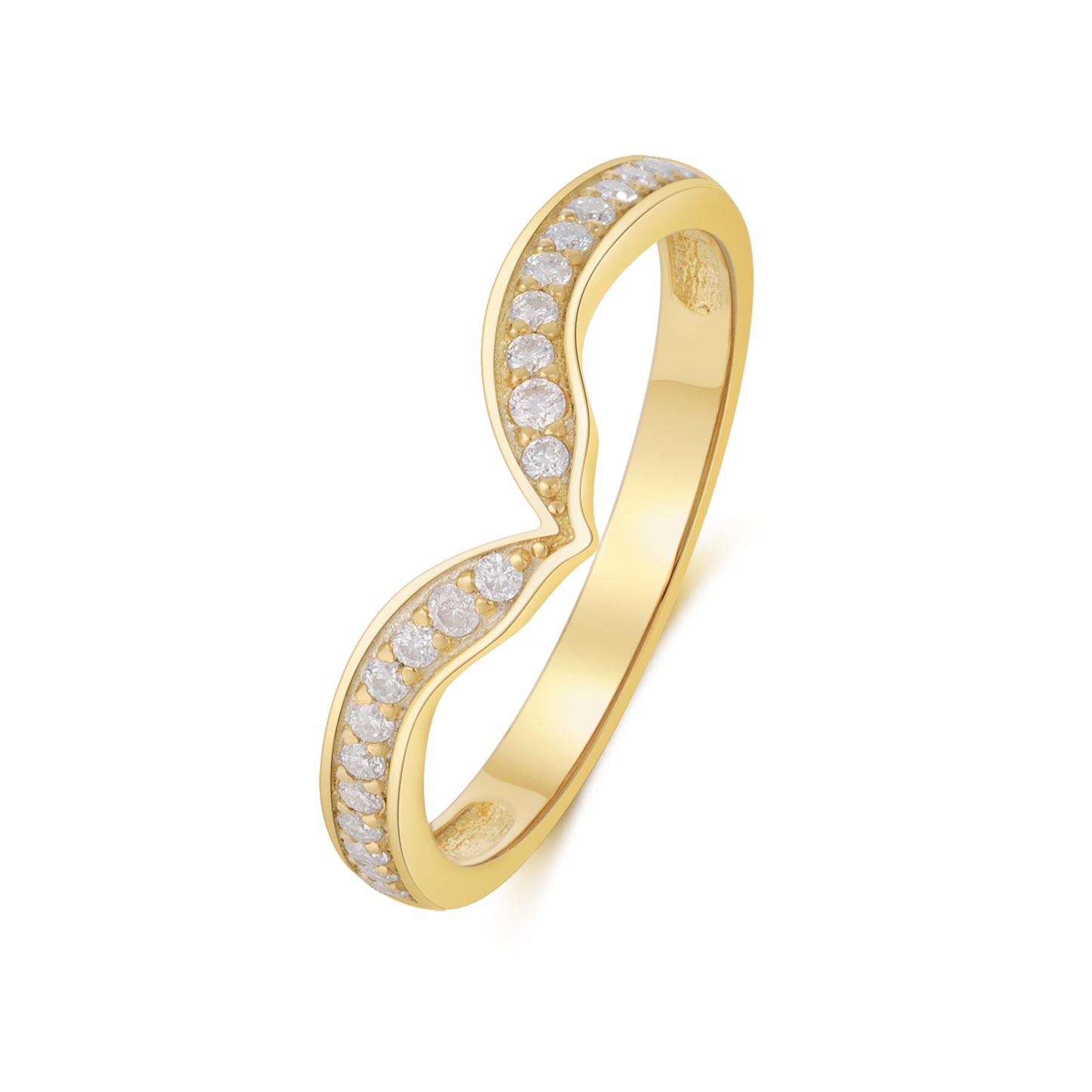 925 Sterling Silver Natural Moissanite Ring