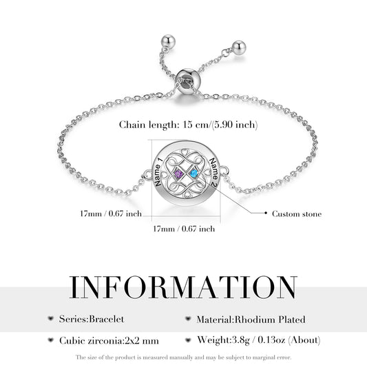 Custom Family Tree Bracelet