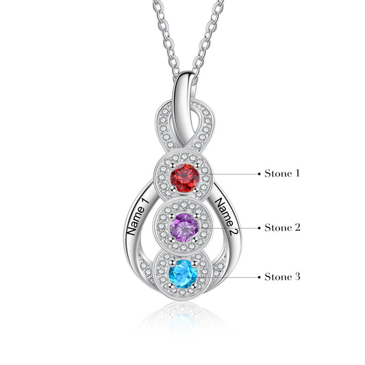 Personalized Birthstone Necklace