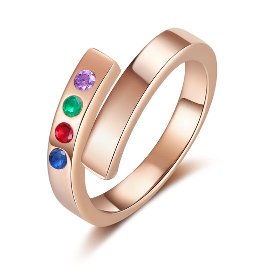 Custom Birthstone Ring