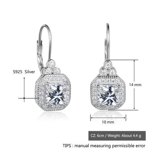 Fashion Copper CZ Earrings