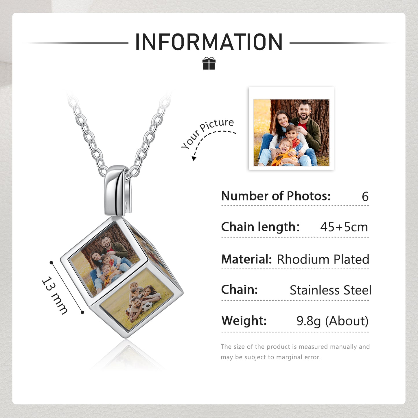 Custom Photo Necklace