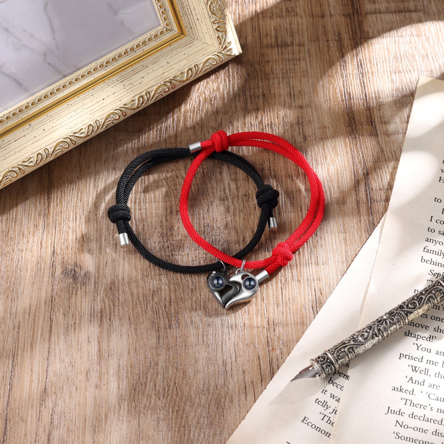 Photo Projection Couple Bracelet