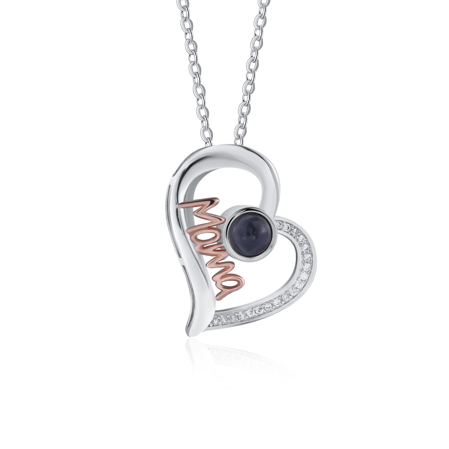 Custom Photo Projection Necklace with Mama