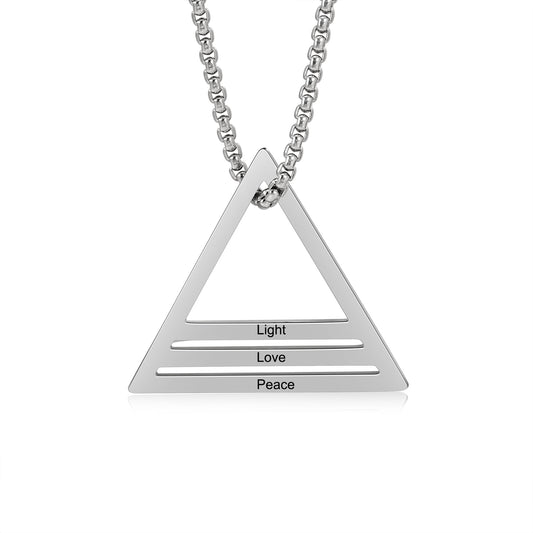 Custom Triangle Necklace