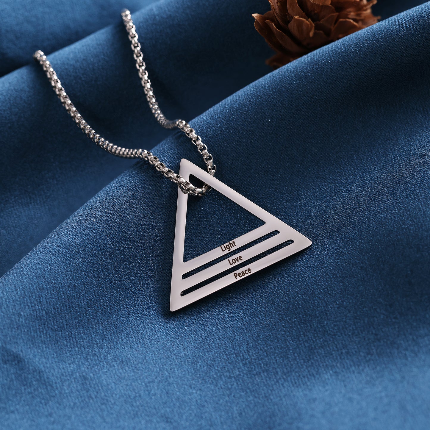 Custom Triangle Necklace