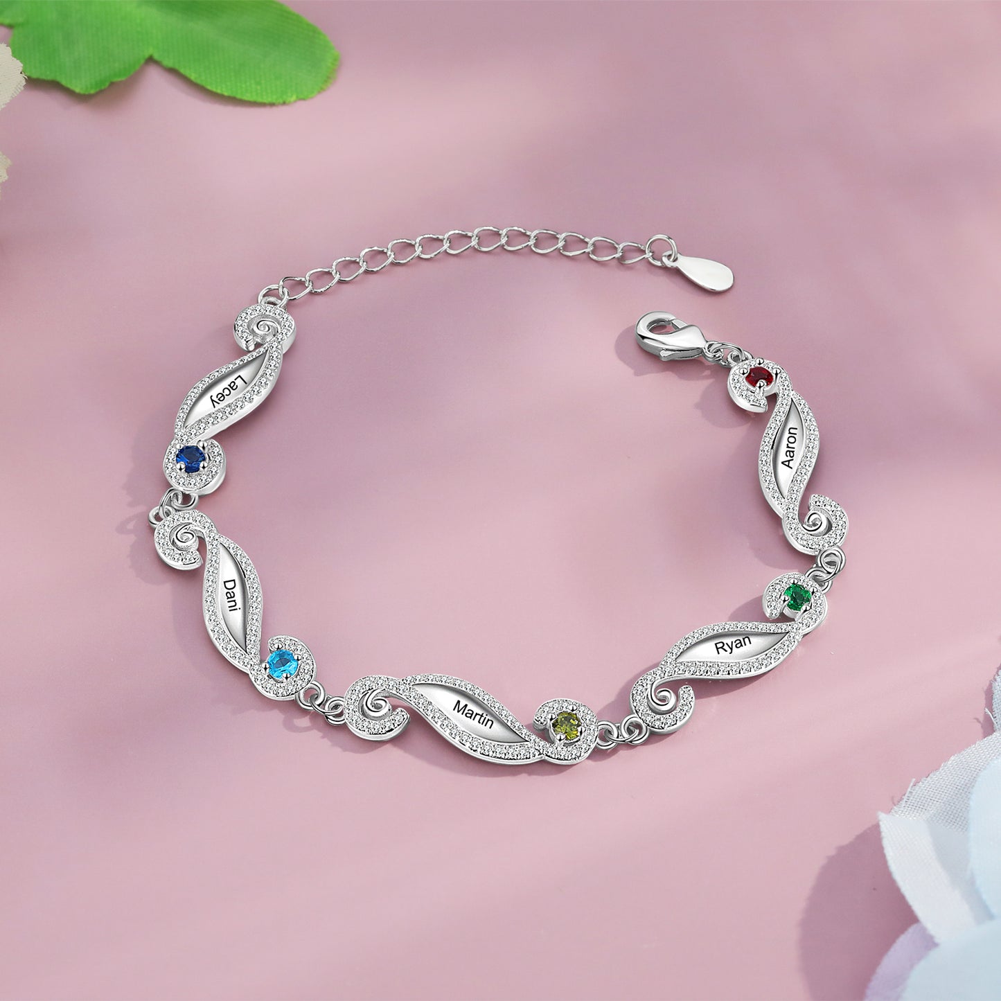 Custom Birthstone Bracelet