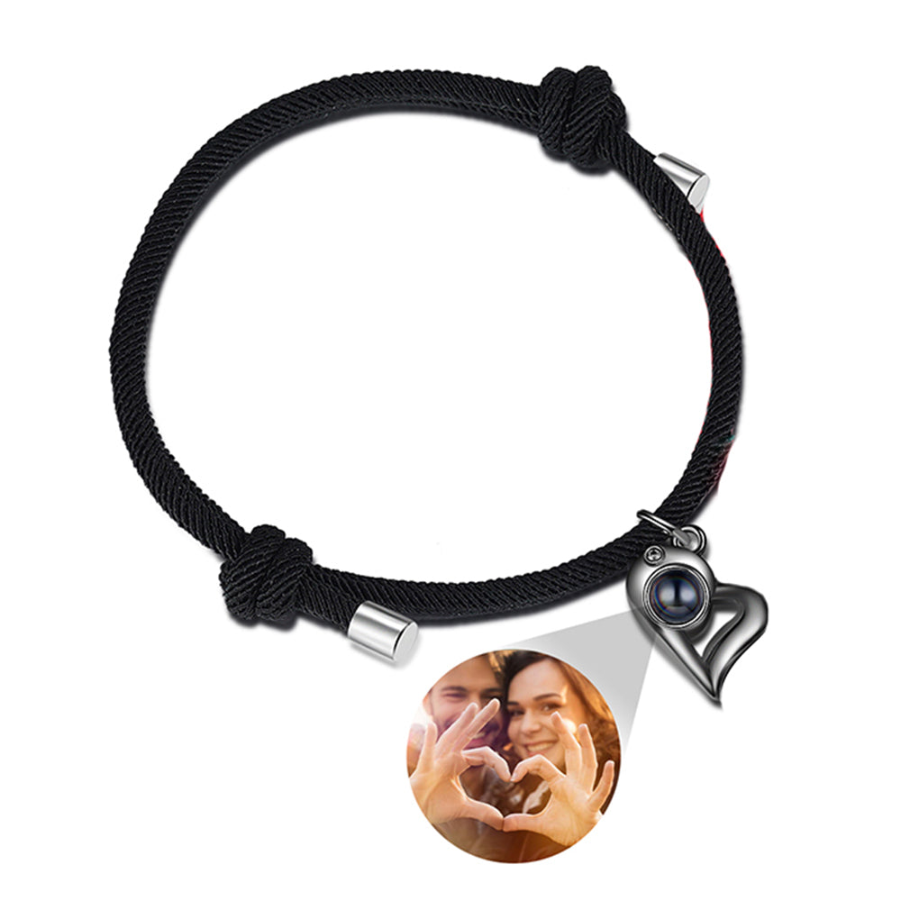 Photo Projection Couple Bracelet