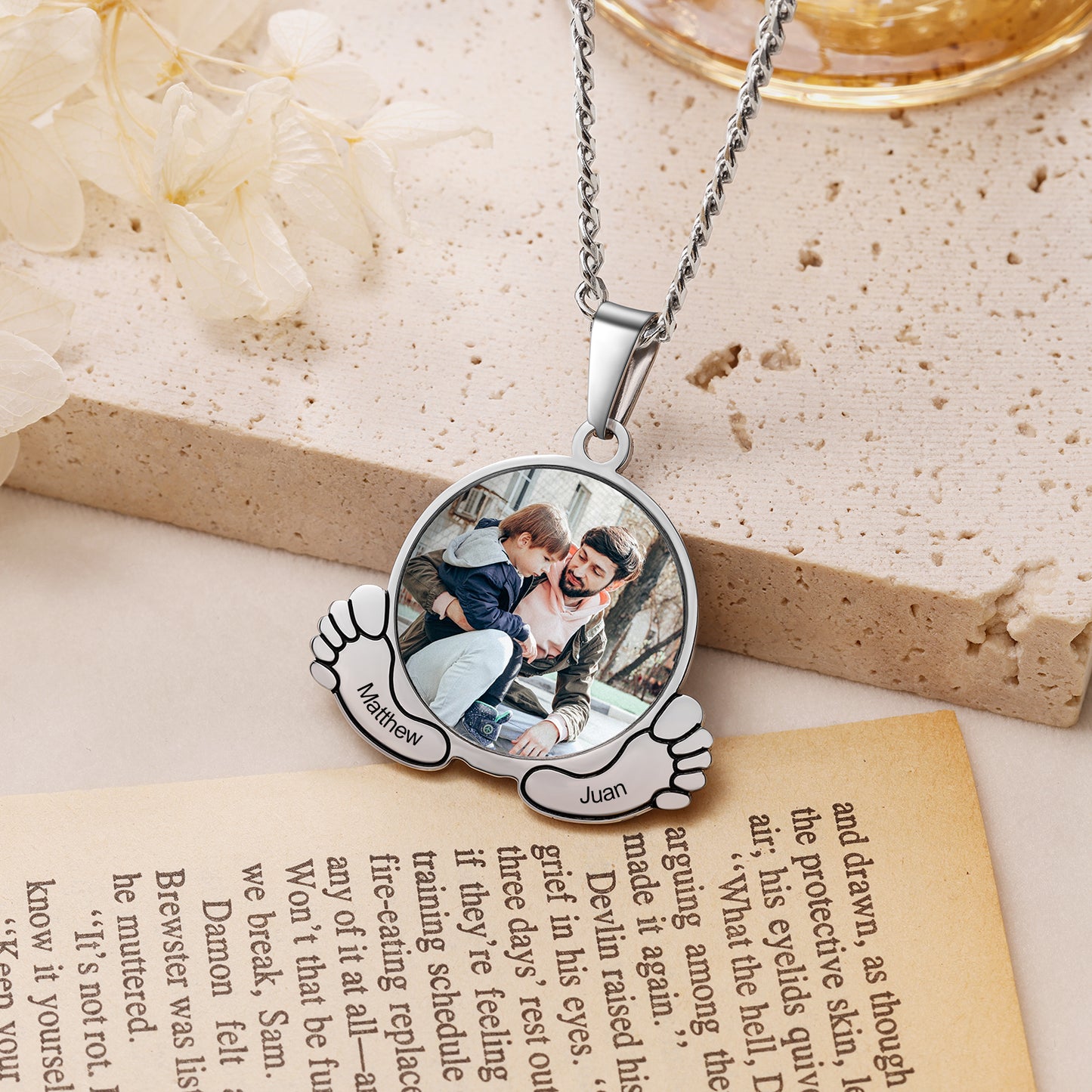 Custom Photo Necklace