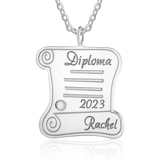 Custom Graduation Pendant Necklace