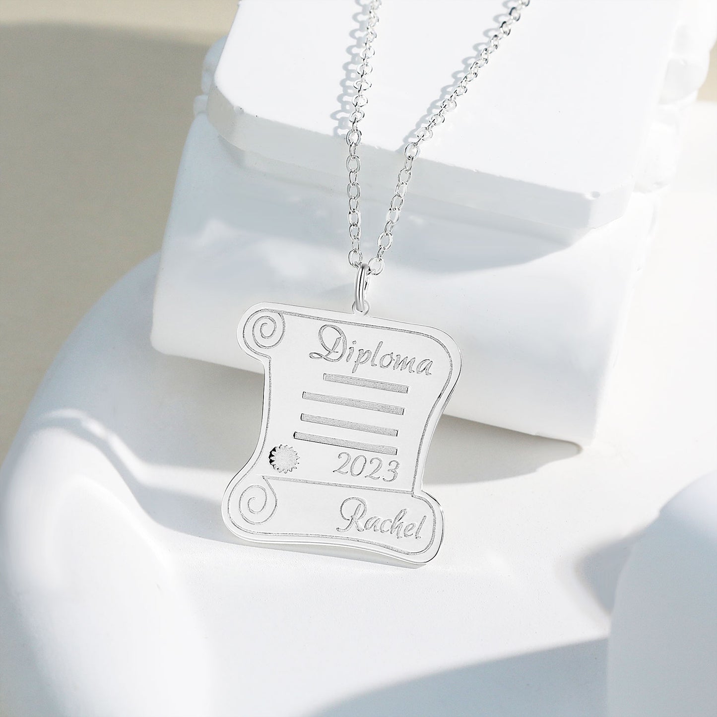 Custom Graduation Pendant Necklace