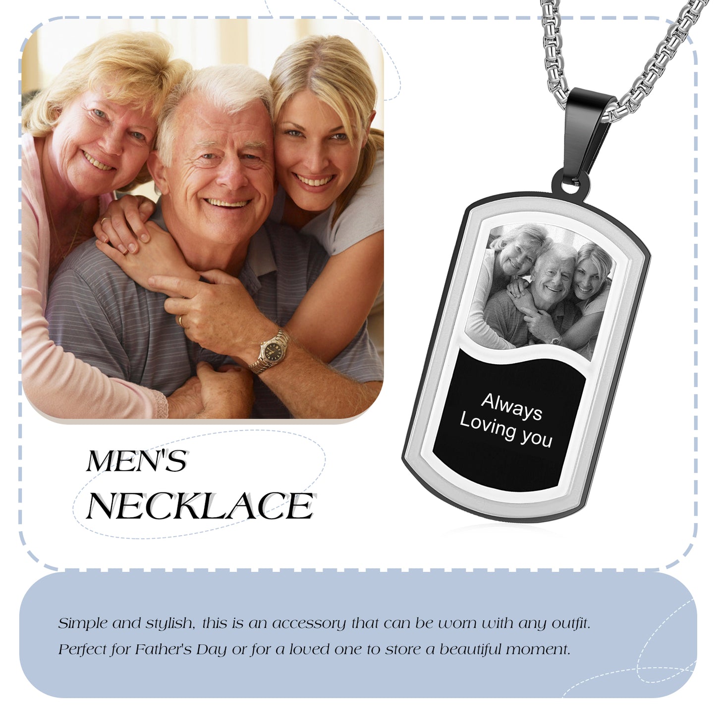 Custom Photo Necklace