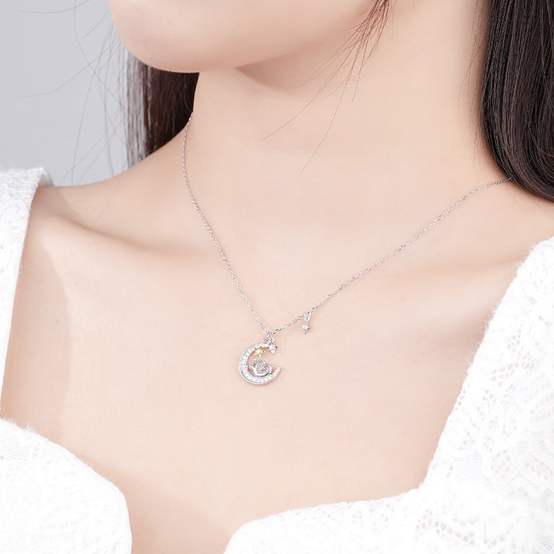 925 Sterling Silver Snails Necklace