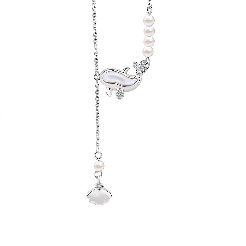 925 Sterling Silver Dolphin Necklace