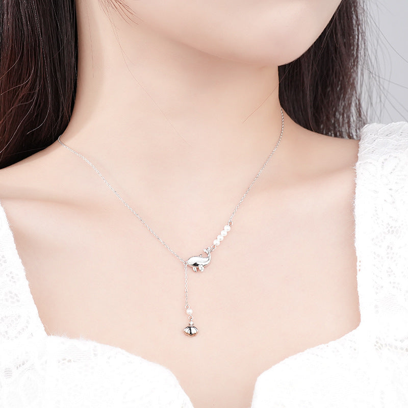 925 Sterling Silver Dolphin Necklace