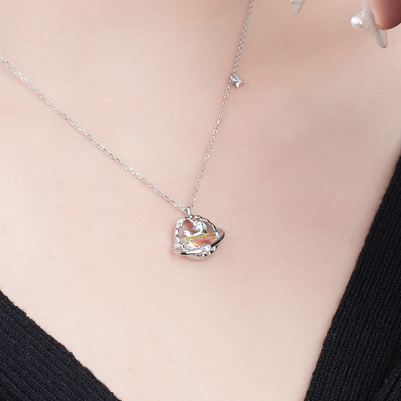 925 Sterling Silver Unicorn Necklace