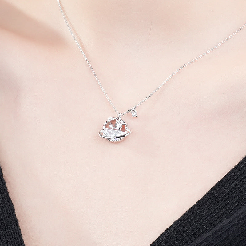 925 Sterling Silver Unicorn Necklace