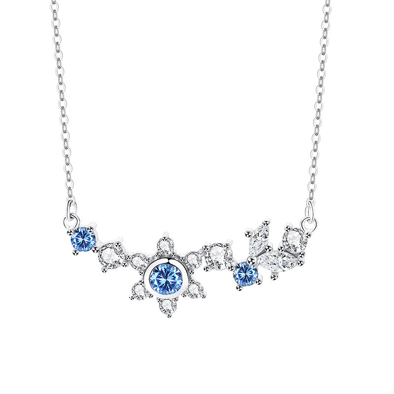 925 Sterling Silver Snowflake Necklace