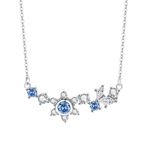 925 Sterling Silver Snowflake Necklace