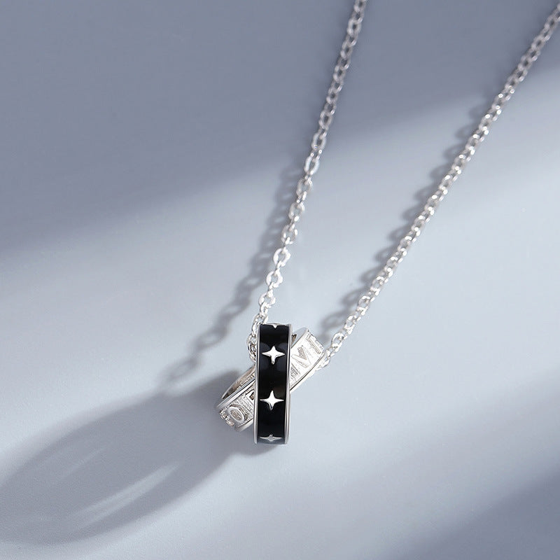 925 Sterling Silver Couple Necklace