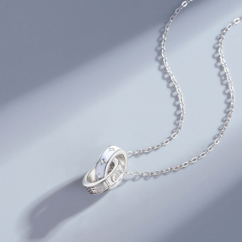 925 Sterling Silver Couple Necklace