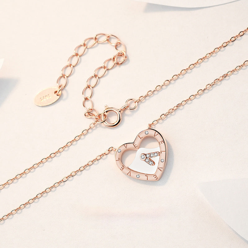 925 Sterling Silver Heart Necklace