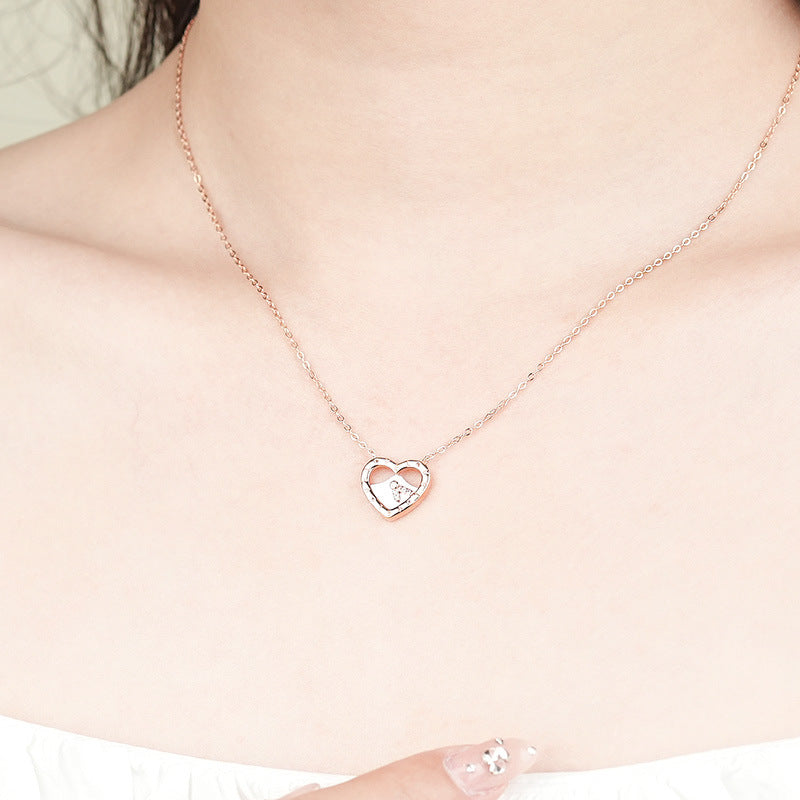 925 Sterling Silver Heart Necklace