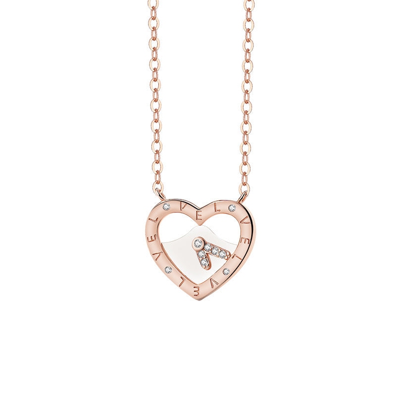 925 Sterling Silver Heart Necklace